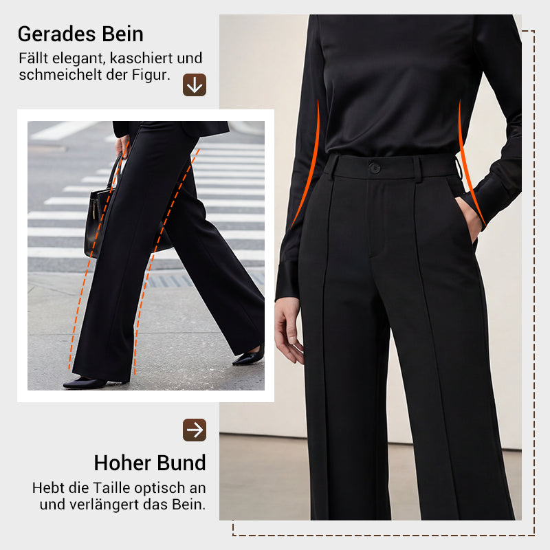 Pantalón de Traje de Mujer con Cintura Alta (Compra 1, llévate 1 GRATIS)