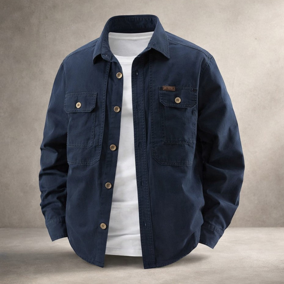 Overshirt de Algodón Pesado