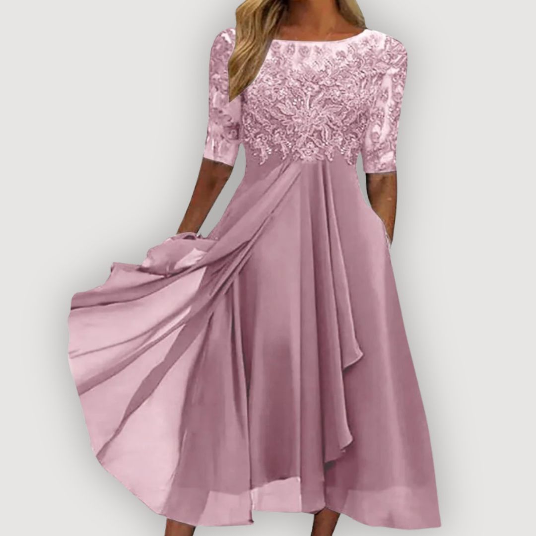 Vestido Elegante de Chifón