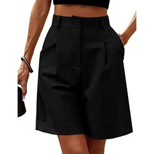 Bermuda Elegante con Pliegues
