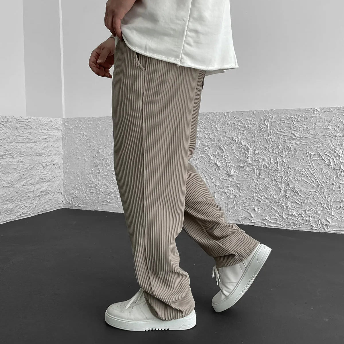 Pantalón de Punto Relaxed Fit