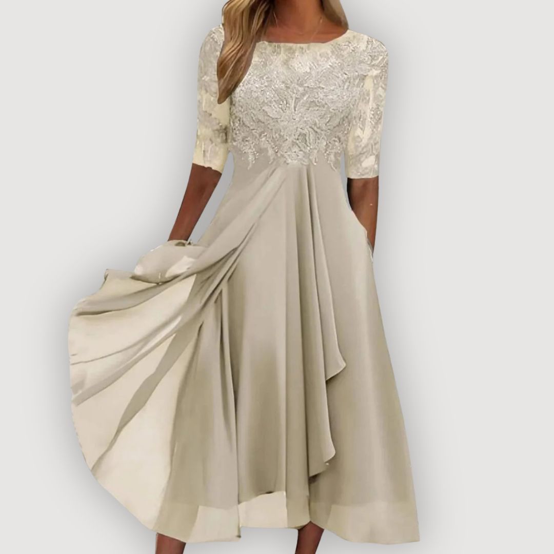 Vestido Elegante de Chifón
