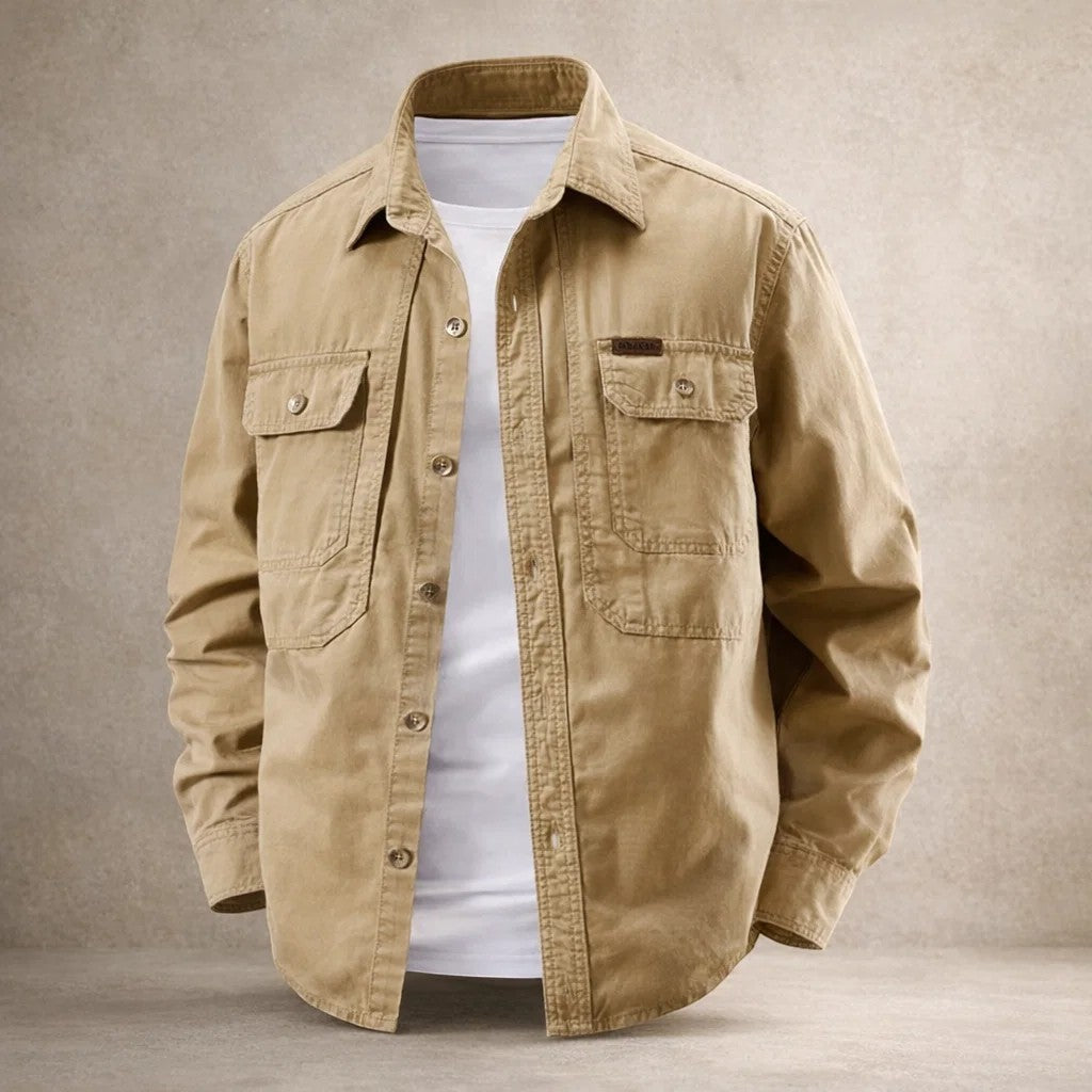 Overshirt de Algodón Pesado