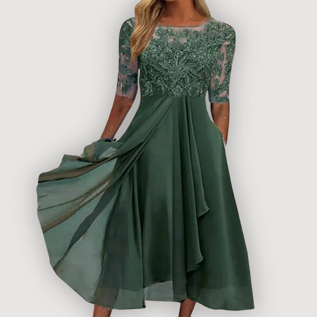 Vestido Elegante de Chifón