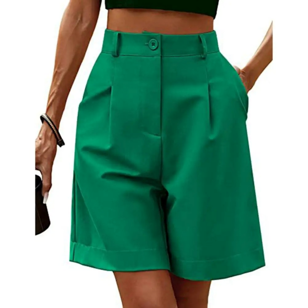 Bermuda Elegante con Pliegues