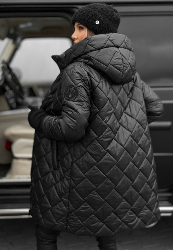 Abrigo Acolchado con Capucha para el Invierno