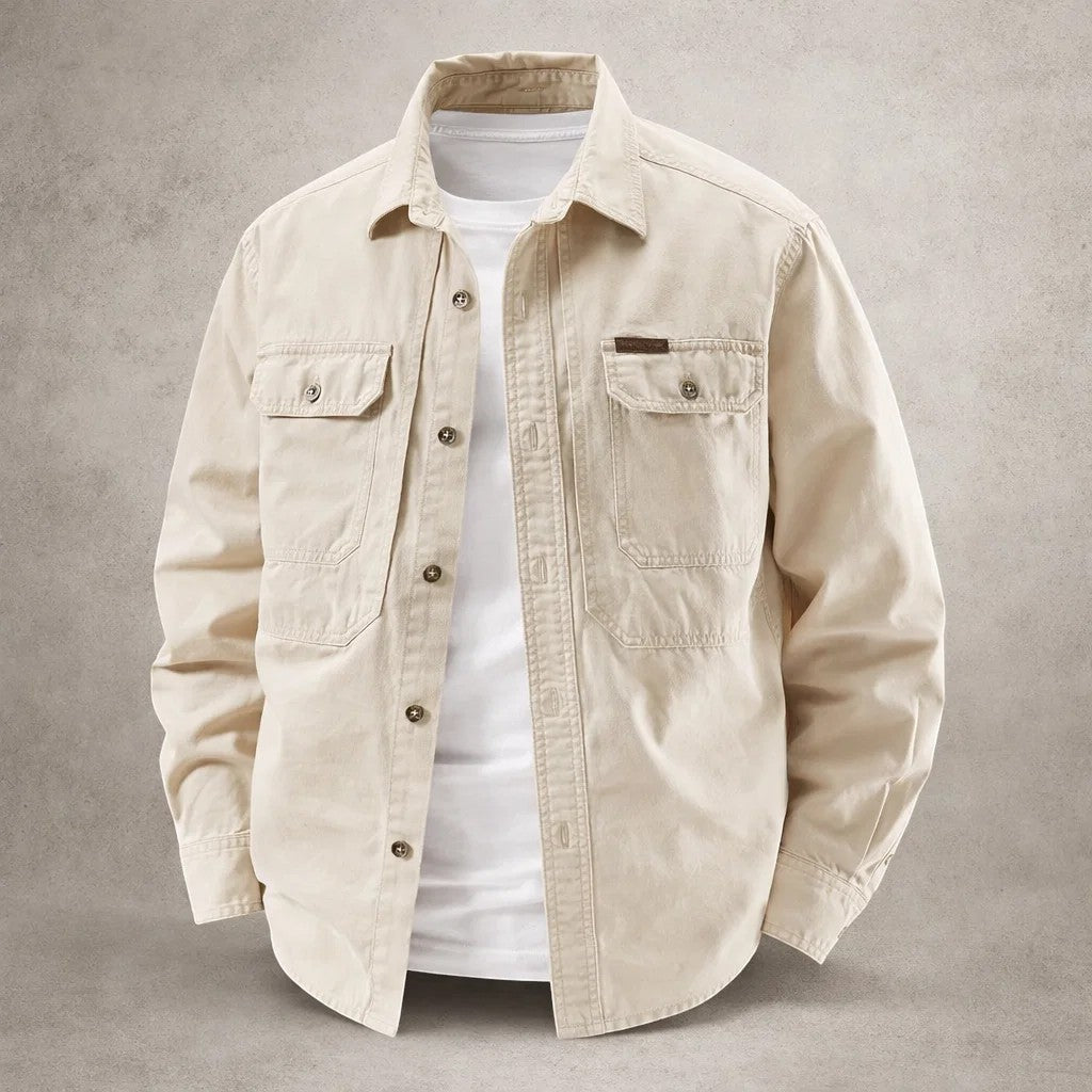 Overshirt de Algodón Pesado
