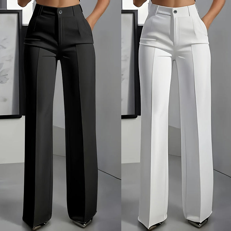 Pantalón de Traje de Mujer con Cintura Alta (Compra 1, llévate 1 GRATIS)