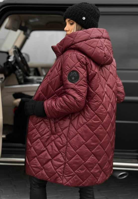 Abrigo Acolchado con Capucha para el Invierno