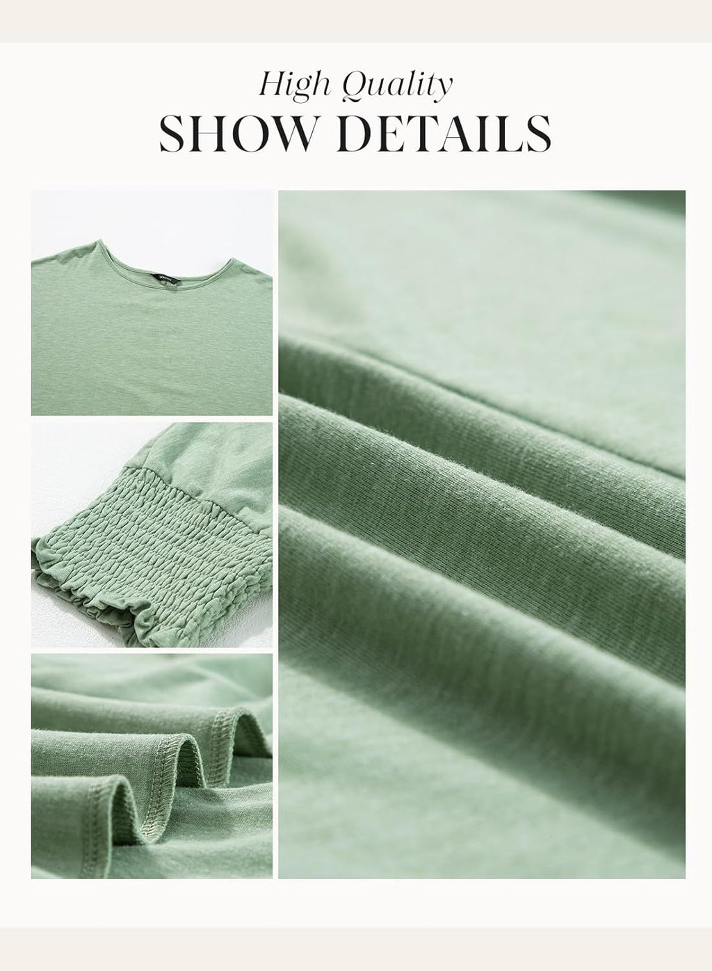 Blusa Sencilla de Cuello Redondo
