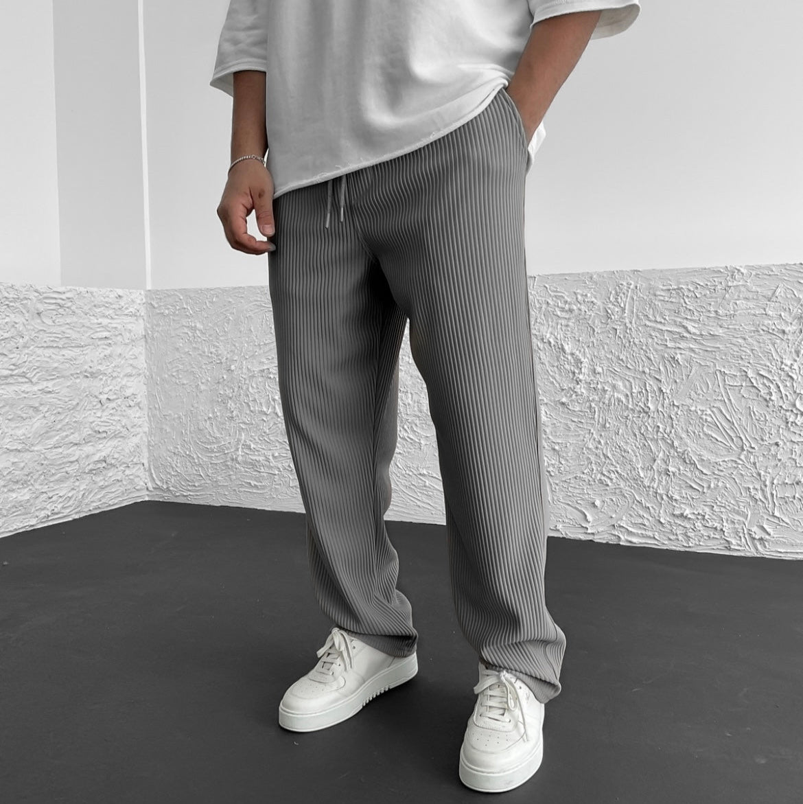Pantalón de Punto Relaxed Fit
