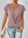 Camiseta Cómoda con Escote Elegante