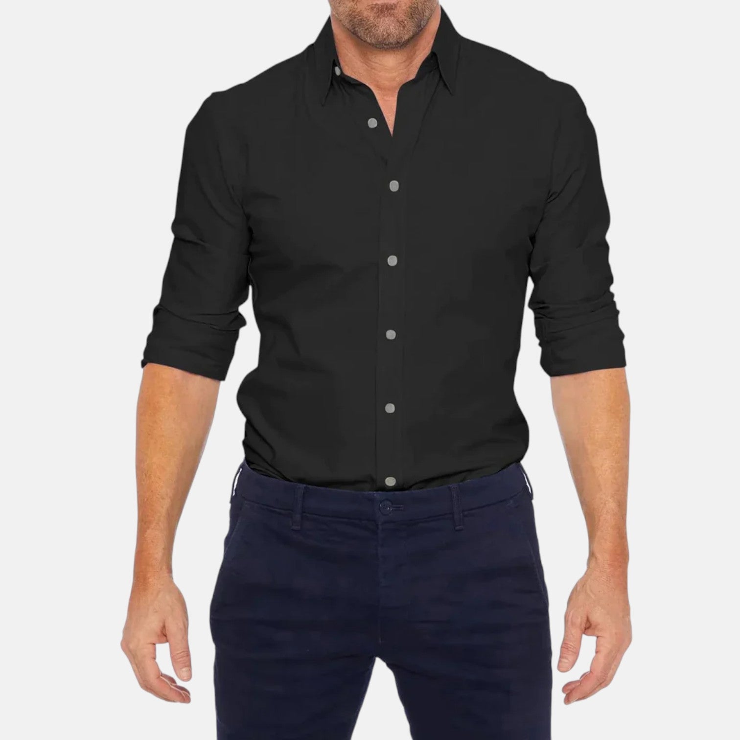 Camisa de Hombre con Cremallera