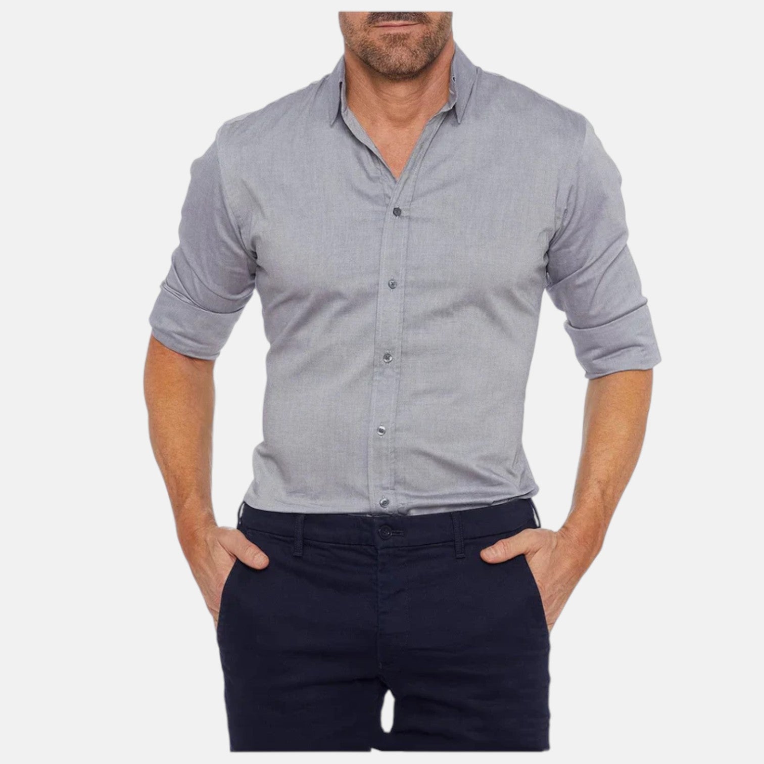 Camisa de Hombre con Cremallera