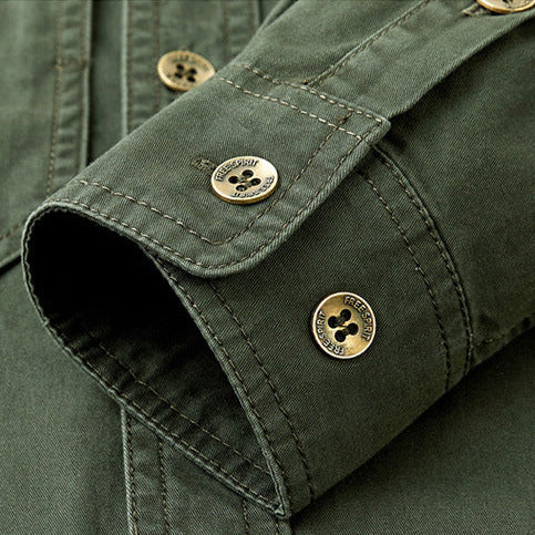 Overshirt de Algodón Pesado