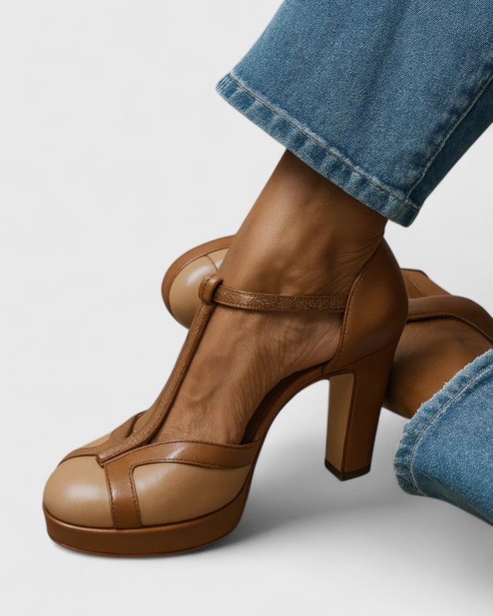 Zapatos de Salón Retro con Soporte Ergonómico