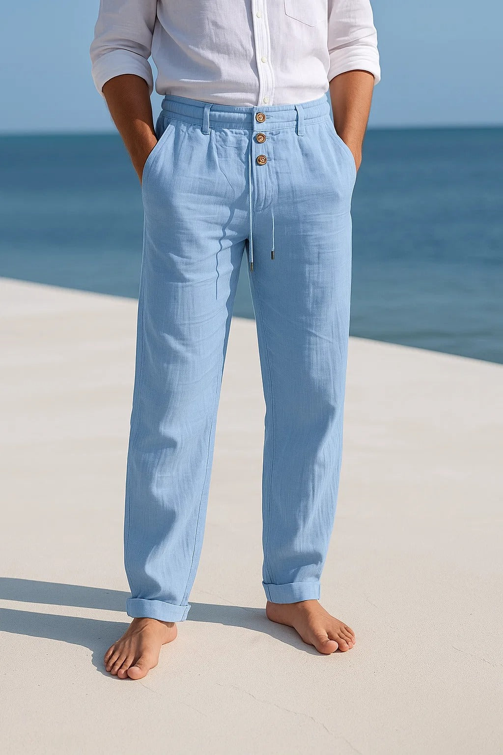Pantalón de Lino Ligero