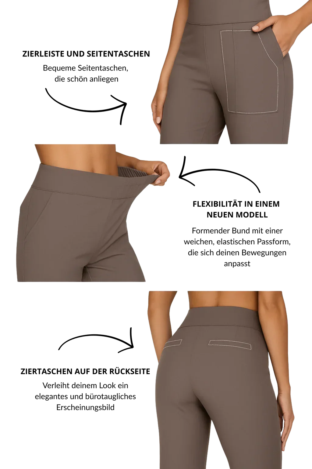 Klara Pantalón Stretch Cómodo (Compra 1, llévate 1 gratis)
