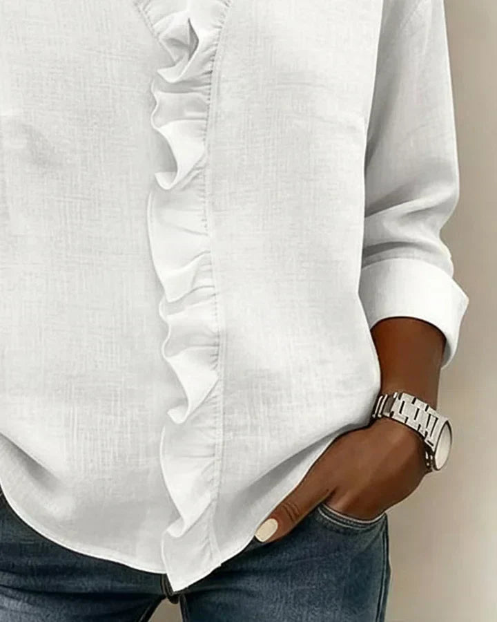 Blusa Elegante con Escote en V