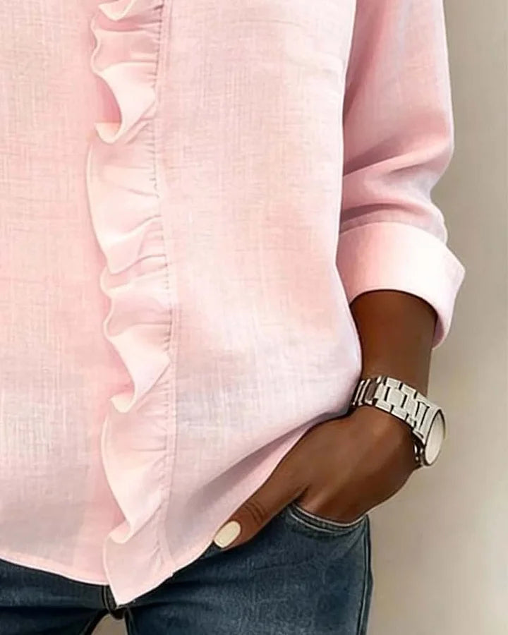 Blusa Elegante con Escote en V