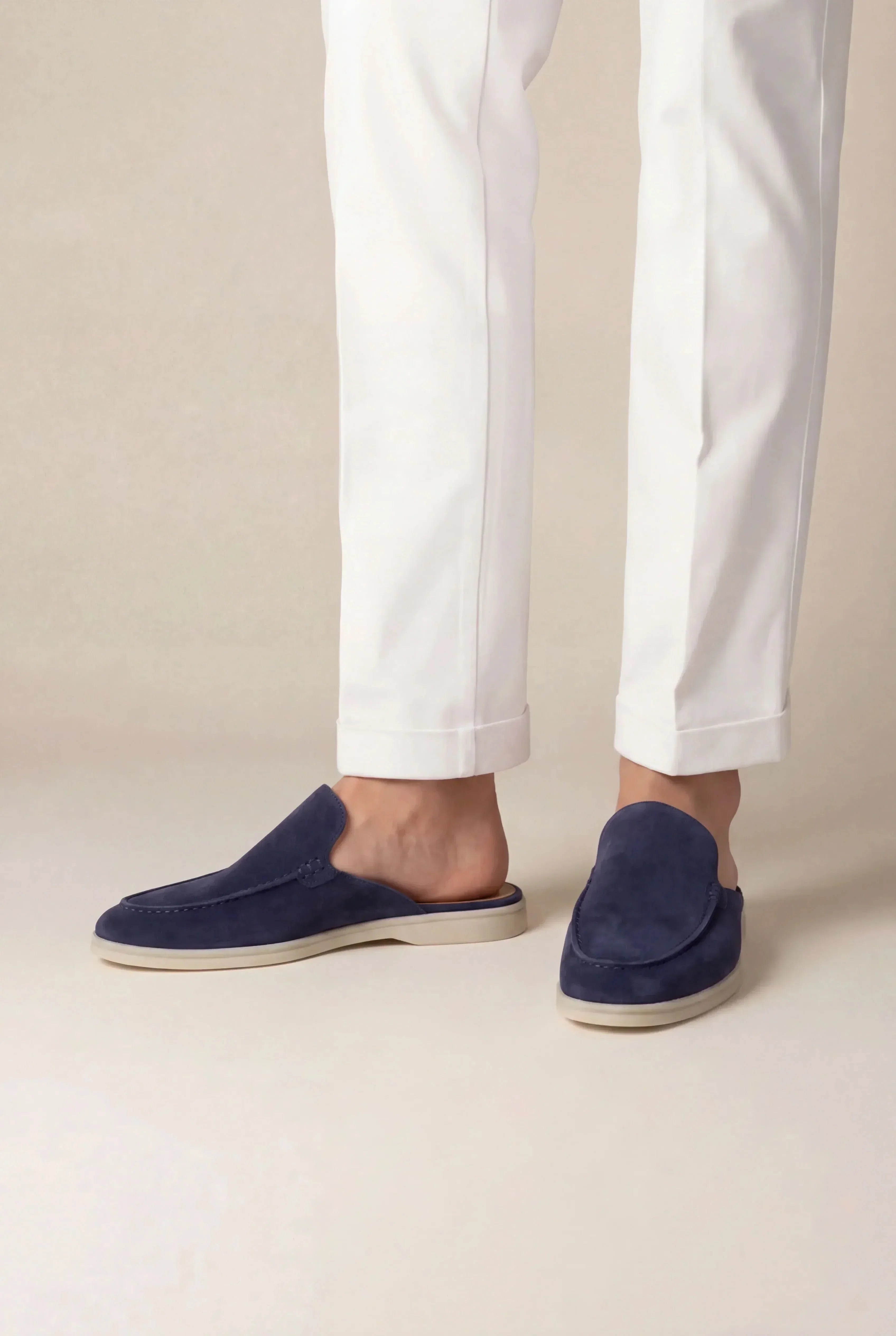 Slip-On Náutico de Ante Azul Marino
