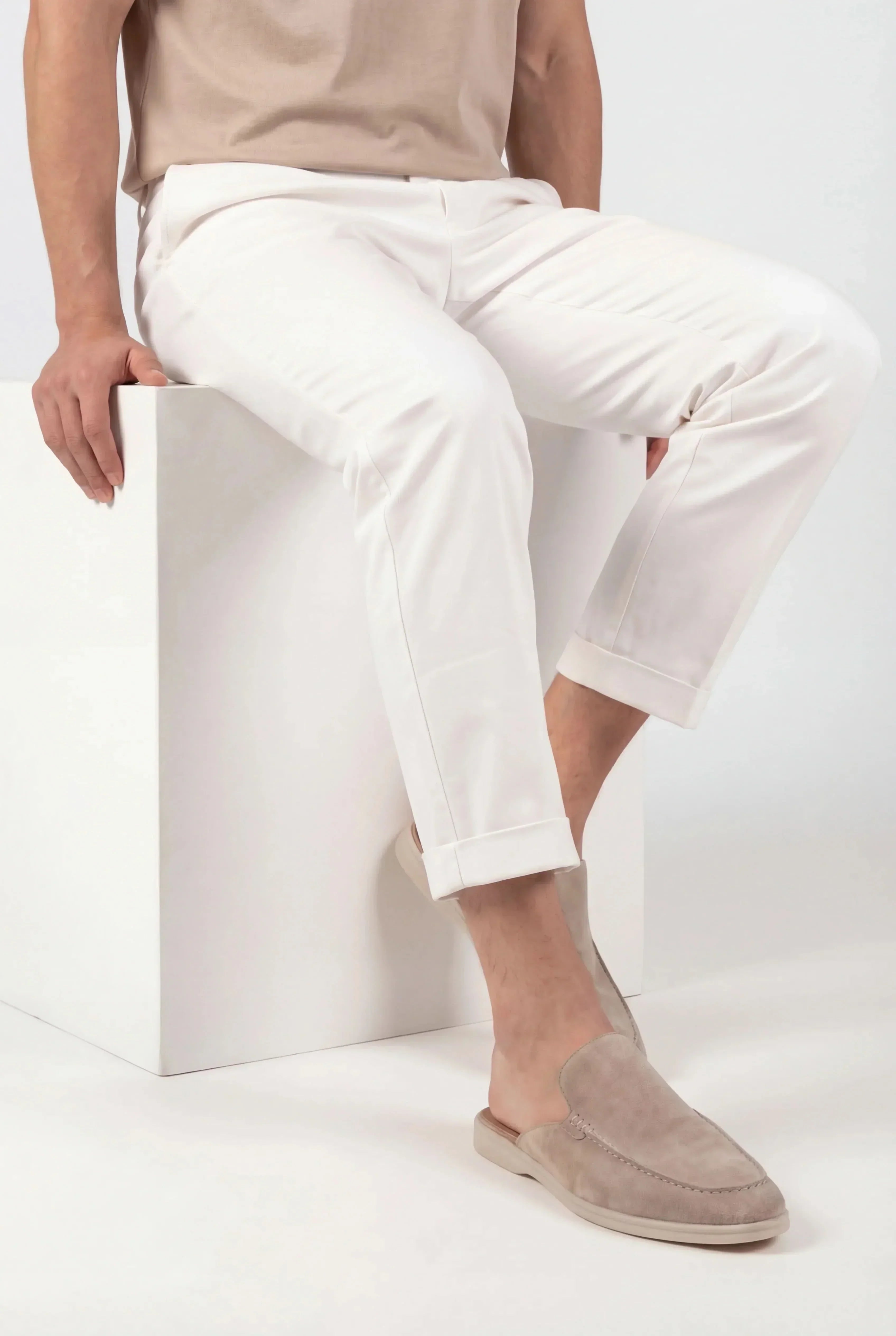 Mules Náuticas de Ante Beige