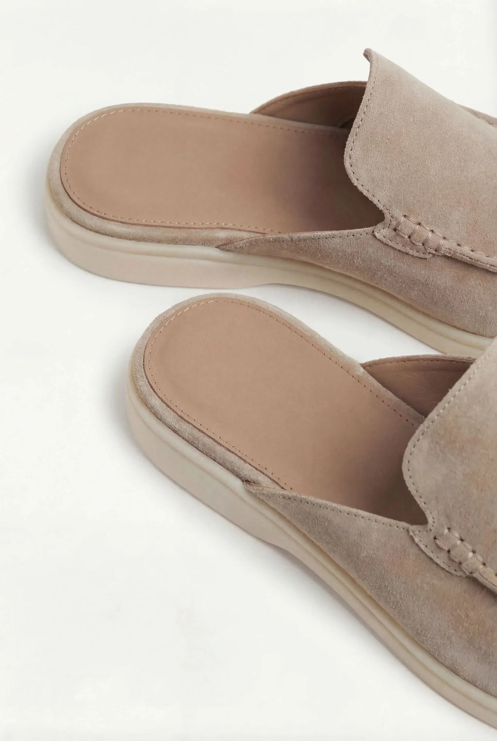 Mules Náuticas de Ante Beige