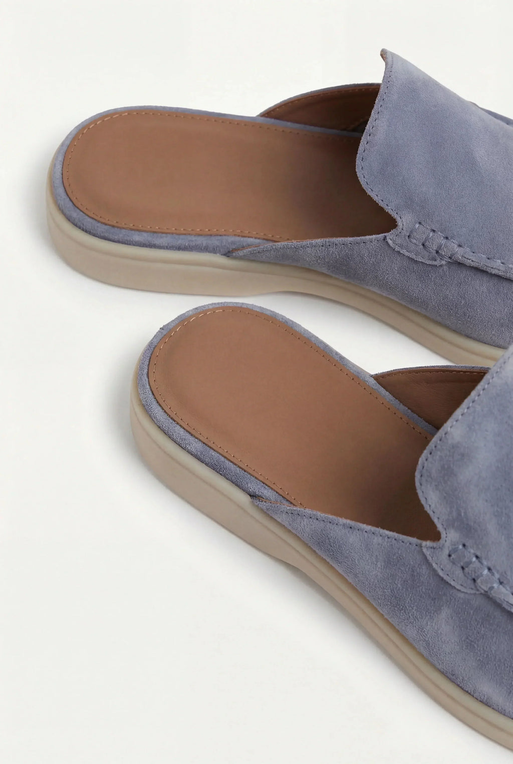 Mules Náuticas de Ante Azul Bebé