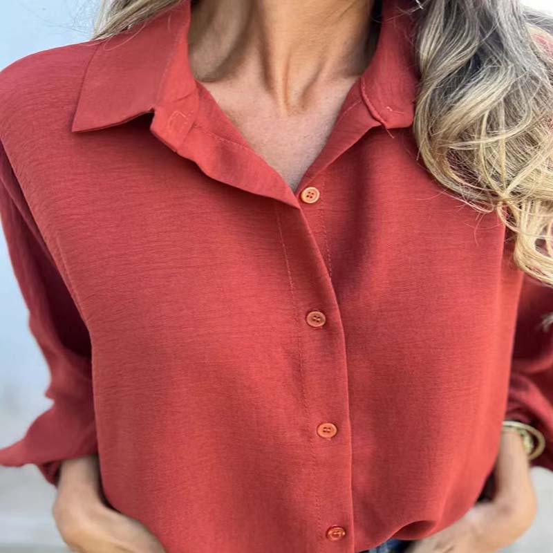 Blusa Elegante de Mujer con Botonadura