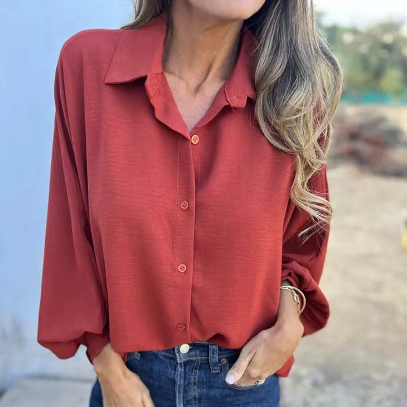 Blusa Elegante de Mujer con Botonadura