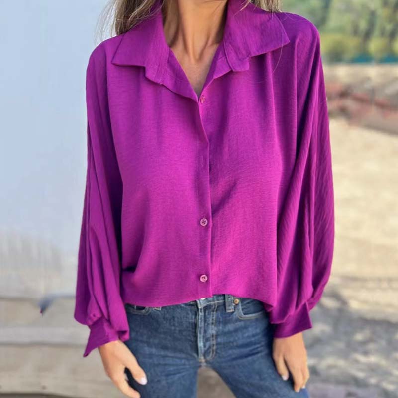 Blusa Elegante de Mujer con Botonadura