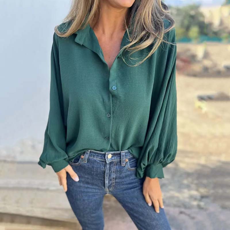 Blusa Elegante de Mujer con Botonadura