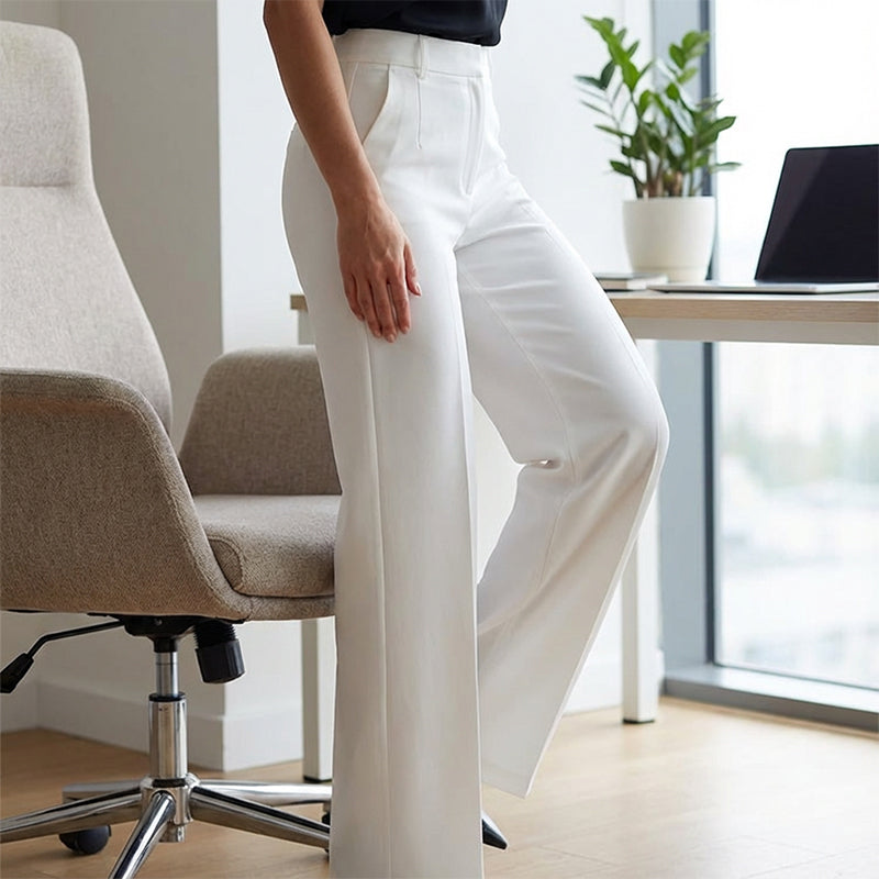 Pantalón de Traje de Mujer con Cintura Alta (Compra 1, llévate 1 GRATIS)