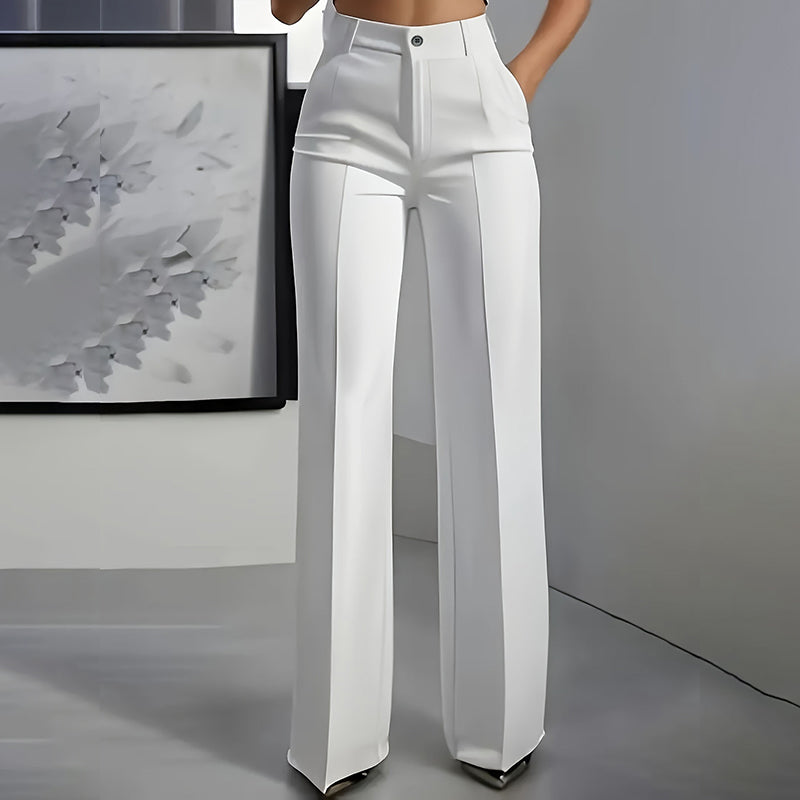 Pantalón de Traje de Mujer con Cintura Alta (Compra 1, llévate 1 GRATIS)