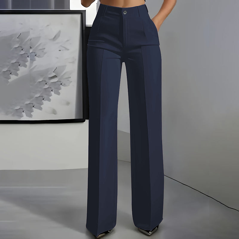 Pantalón de Traje de Mujer con Cintura Alta (Compra 1, llévate 1 GRATIS)