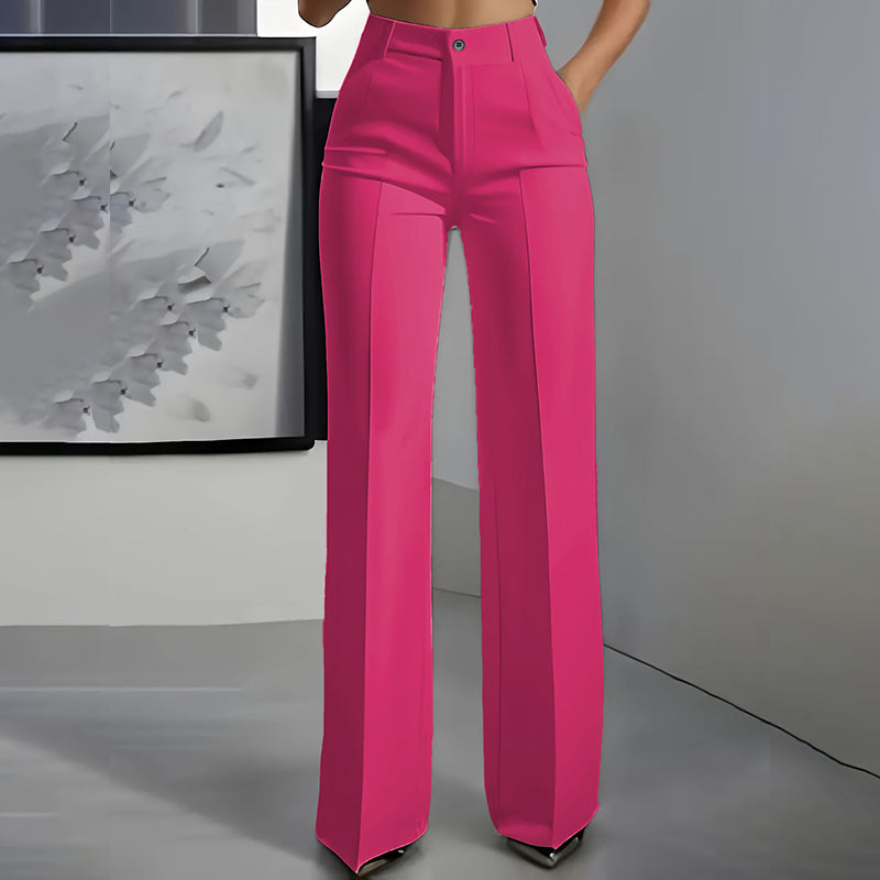 Pantalón de Traje de Mujer con Cintura Alta (Compra 1, llévate 1 GRATIS)