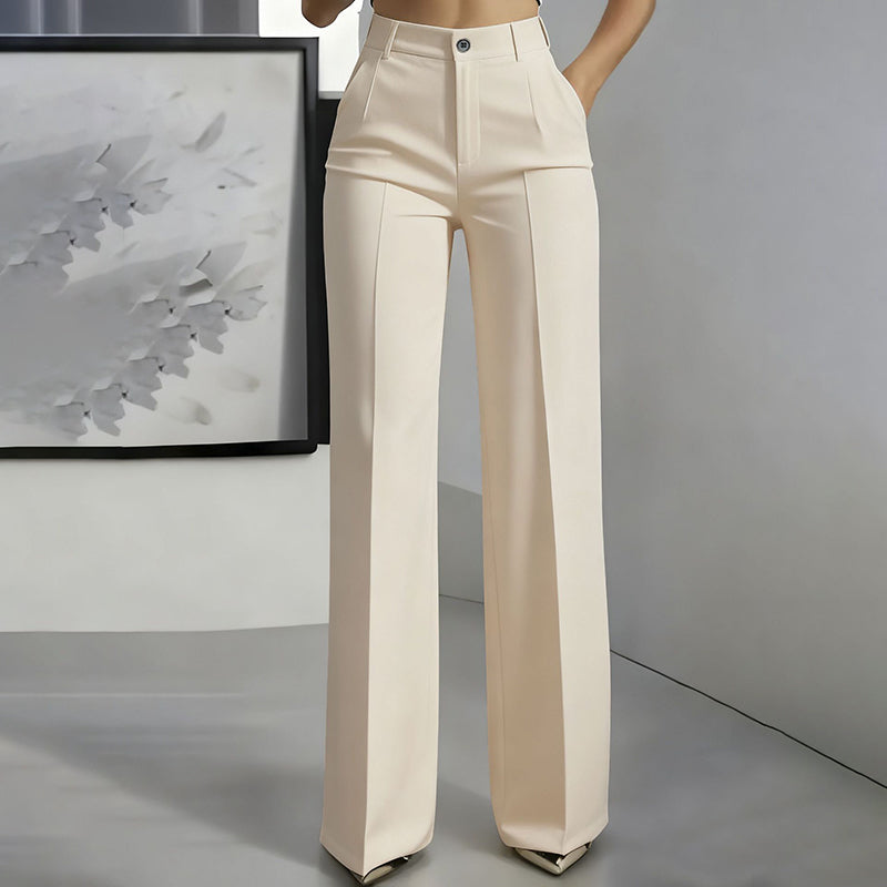 Pantalón de Traje de Mujer con Cintura Alta (Compra 1, llévate 1 GRATIS)