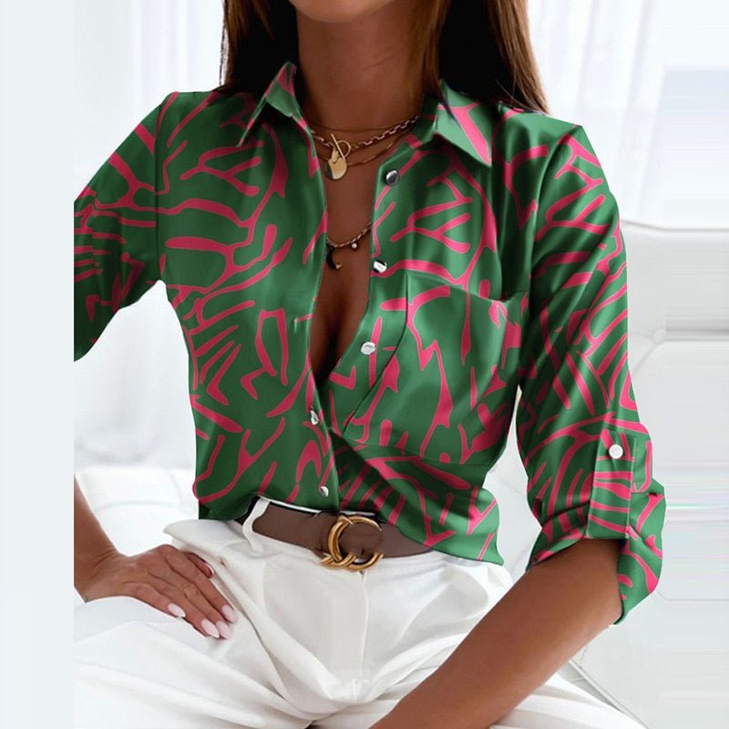 Blusa Elegante con Cuello