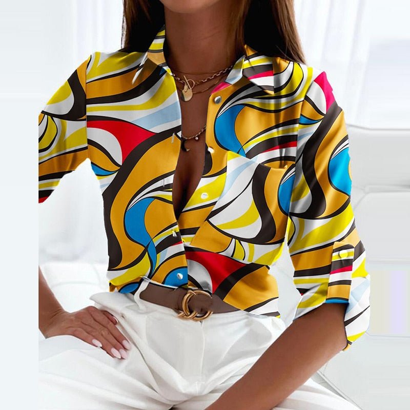 Blusa Elegante con Cuello