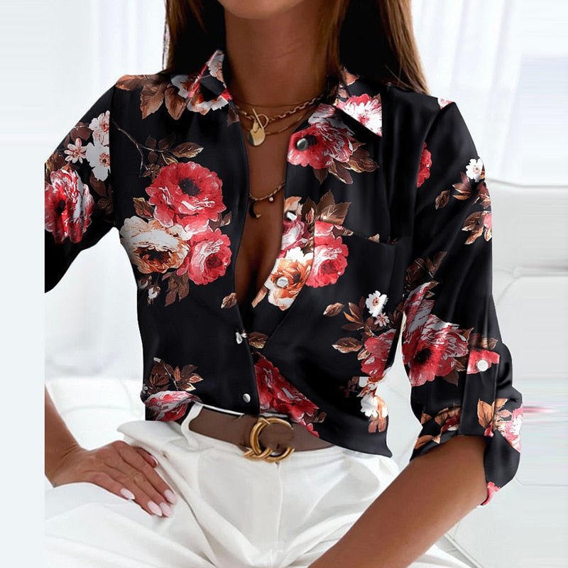Blusa Elegante con Cuello
