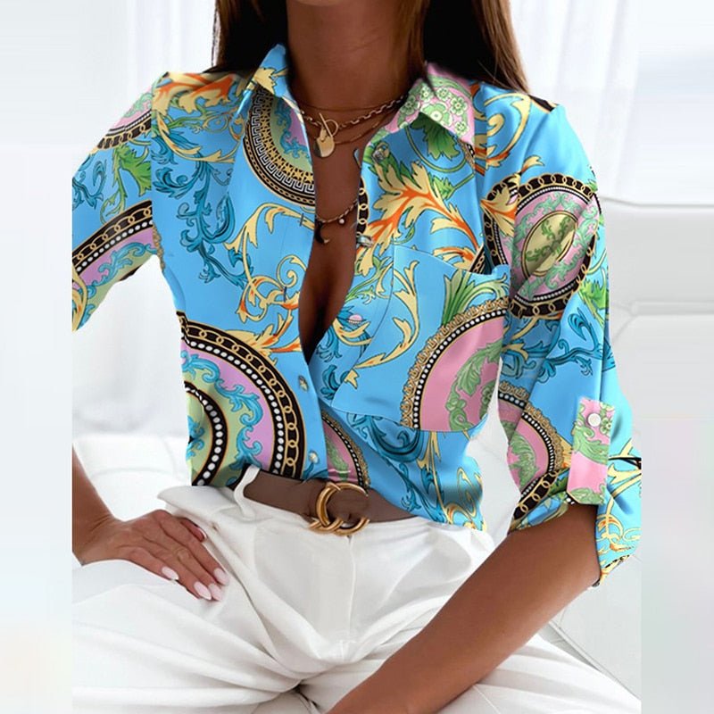 Blusa Elegante con Cuello